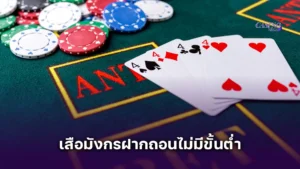 เสือมังกรฝากถอนไม่มีขั้นต่ำ เล่นง่าย ทุนแค่ 1 บาทก็เริ่มได้!