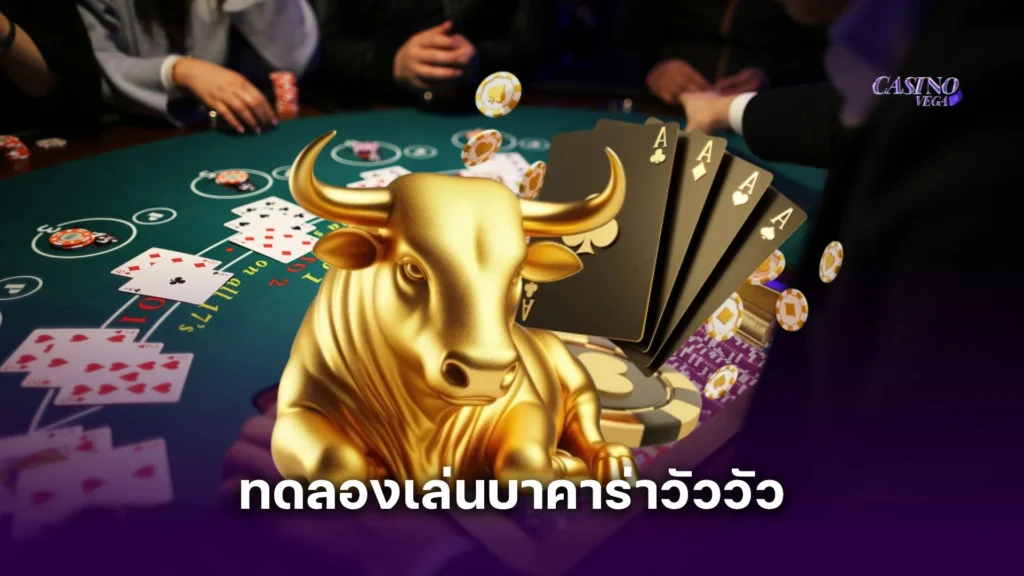 ทดลองเล่นบาคาร่าวัววัว ด้วยสูตรวิเคราะห์ไพ่ เพิ่มโอกาสทำกำไรแบบมือโปร