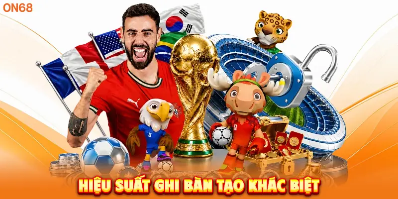 Hiệu suất ghi bàn tạo khác biệt của Vua Phá Lưới World Cup 2026. 
