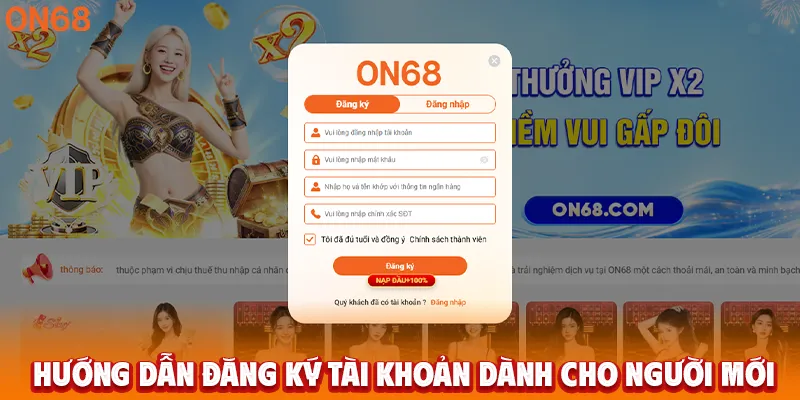 Hướng dẫn đăng ký tài khoản dành cho người mới 